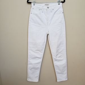 Madewell Women's High Rise Jeans in White